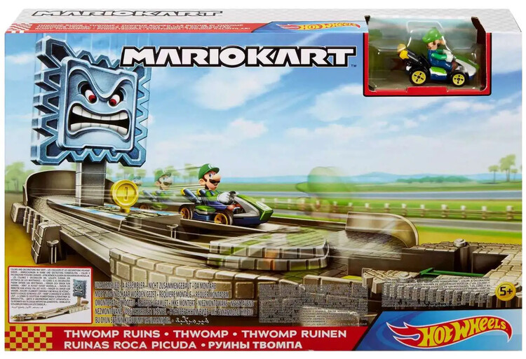 Hračka Hot Wheels - Mario Kart Revenge Track Asst - Luigi