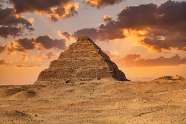 Levně Plakát, Obraz - The Step Pyramid Complex of Djoser, Anton Petrus, 40 × 26.7 cm