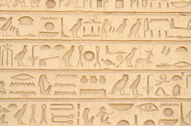 Levně Plakát, Obraz - Hornoheb Tomb hieroglyphs - Egypt, B.S.P.I., 40 × 26.7 cm