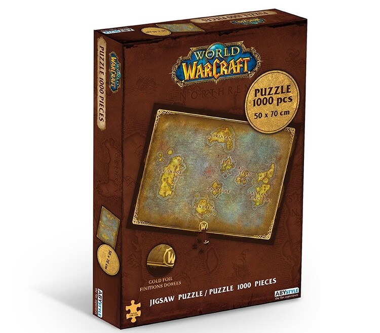 Puzzle World of Warcraft - Azeroth's Map, 1000 ks