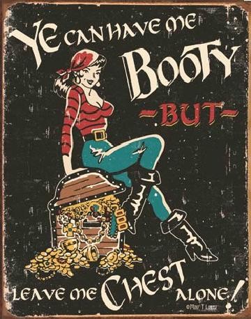 Metallschild MOORE - Me Booty
