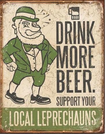 Metallschild BEER - Drink More