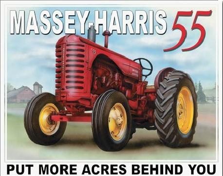 Metallschild MASSEY HARRIS - 55