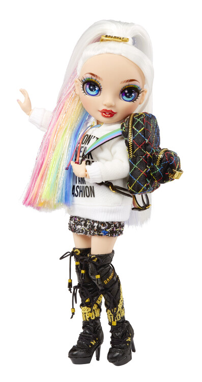Rainbow High Junior Fashion panenka, série 2 – Amaya Raine, 28 cm