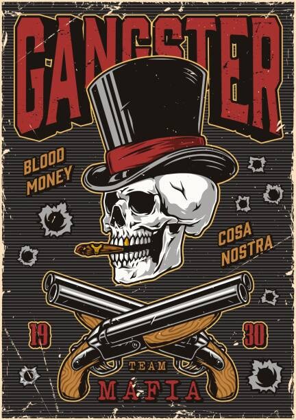 Levně Plakát, Obraz - Poster with skeleton skull in top hat, IMOGI, 30 × 40 cm