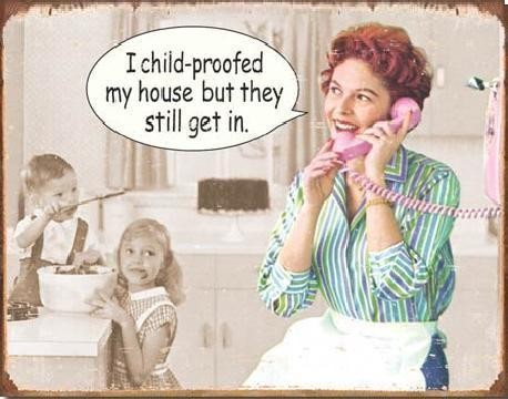 Metallschild EPHEMERA - Childproofed House