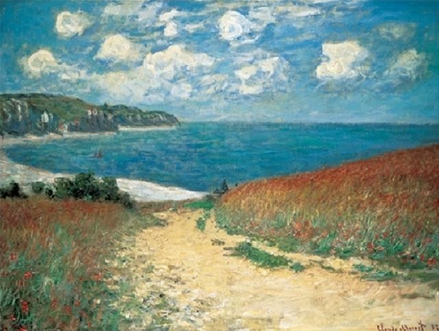 Umělecký tisk Pšeničné pole, Pourville