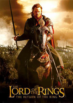 Plakát PÁN PRSTENŮ - Aragorn horse