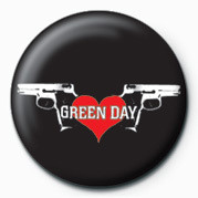 Placka GREEN DAY - GUNS & HEART