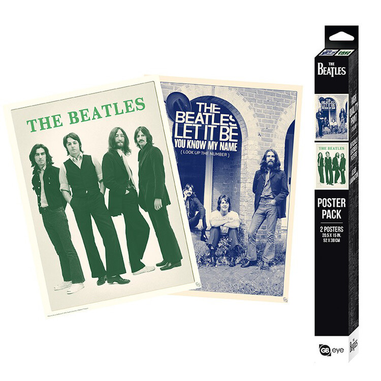 Dárkový set The Beatles, (2x) 38 x 52 cm