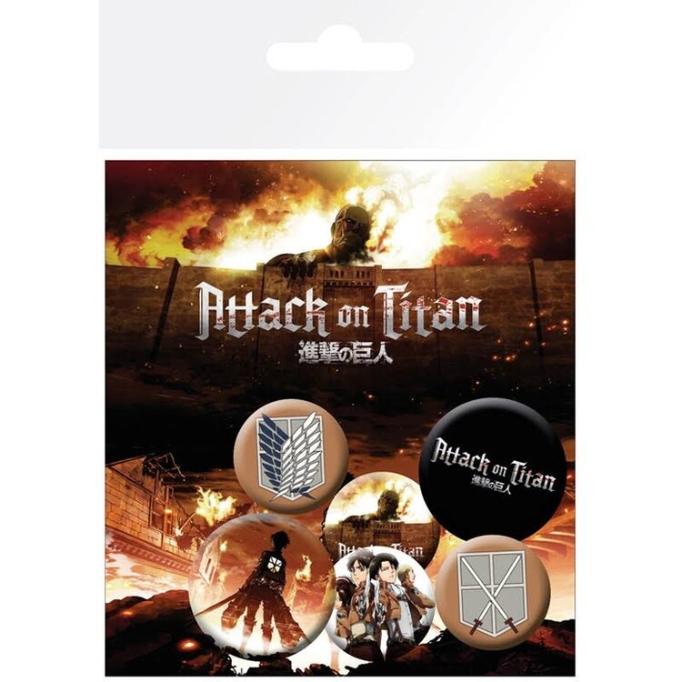 Set insigne Attack on Titan - Characters