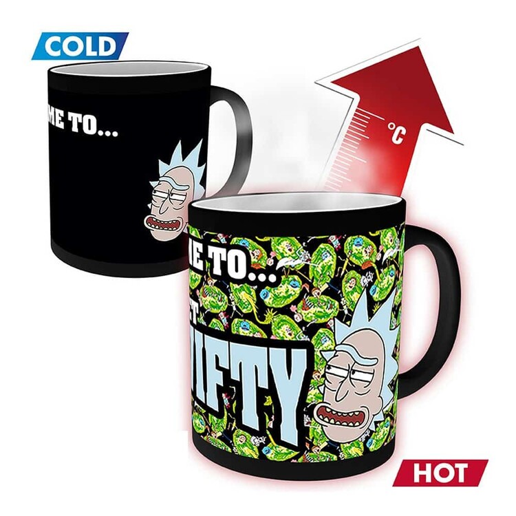 Měnící hrnek Rick and Morty - Get Schwifty, 0,33 l
