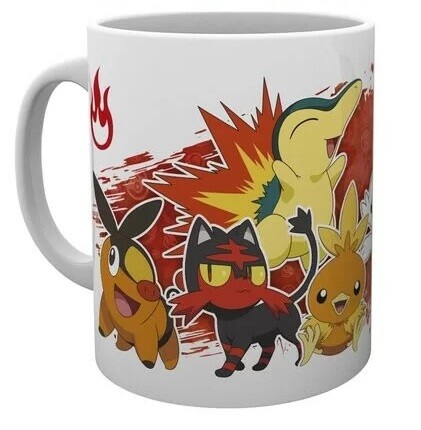 Levně Hrnek Pokemon - First Partners Fire, 0,3 l