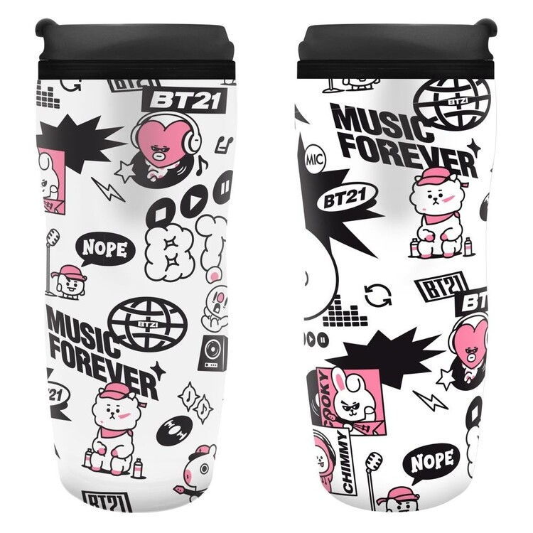 Kubek podróżny BT21 - Music
