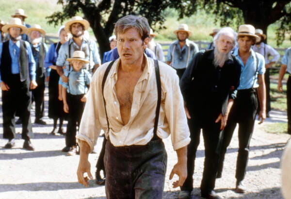 Plakát, Obraz - Harrison Ford, Witness 1985 Directed By Peter Weir, 40 × 26.7 cm