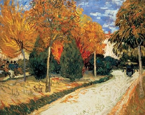 Kunstdruk Autumn Garden