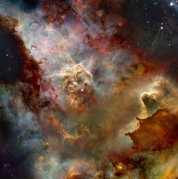 Levně Plakát, Obraz - Deep Space Nebula, Steve Allen, 40 × 40 cm