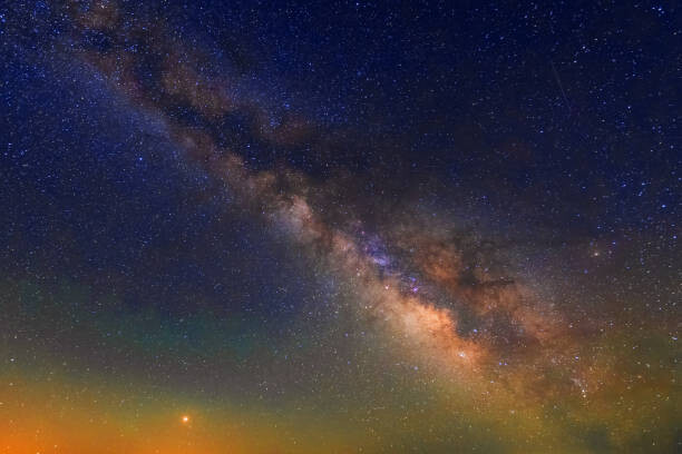 Levně Plakát, Obraz - The Milky way galaxy with stars, George Pachantouris, 40 × 26.7 cm