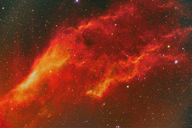 Levně Plakát, Obraz - NGC 1499, the California Nebula in, Reinhold Wittich/Stocktrek Images, 40 × 26.7 cm