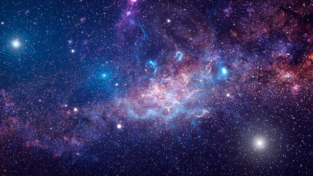 Levně Plakát, Obraz - Background of galaxy and stars, mik38, 40 × 22.2 cm