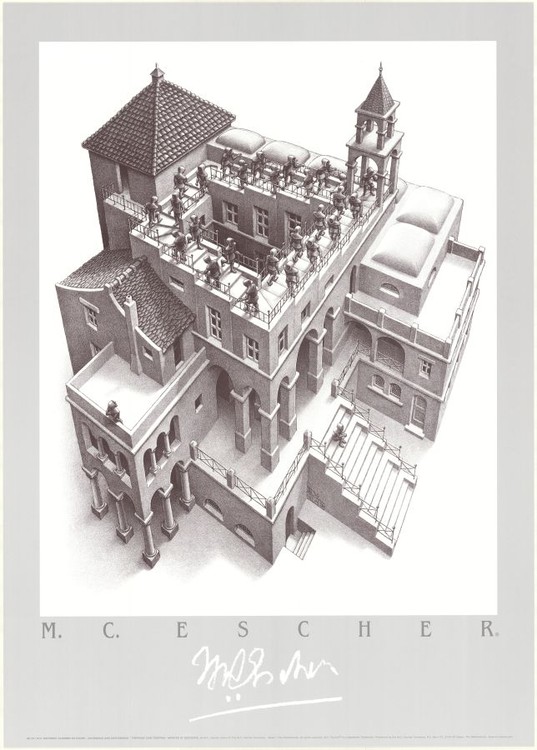 Art Print Ascending and Descending, 1960