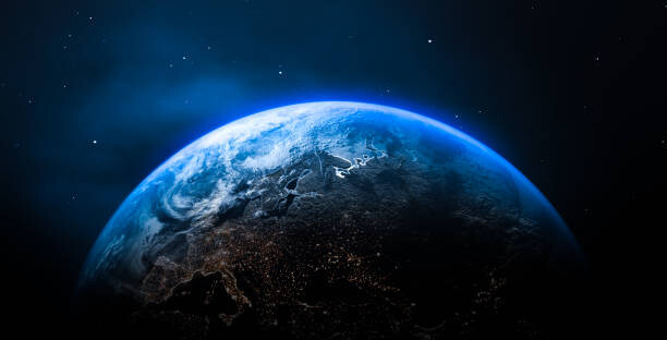 Levně Plakát, Obraz - Planet Earth in Space, DrPixel, 40 × 20 cm