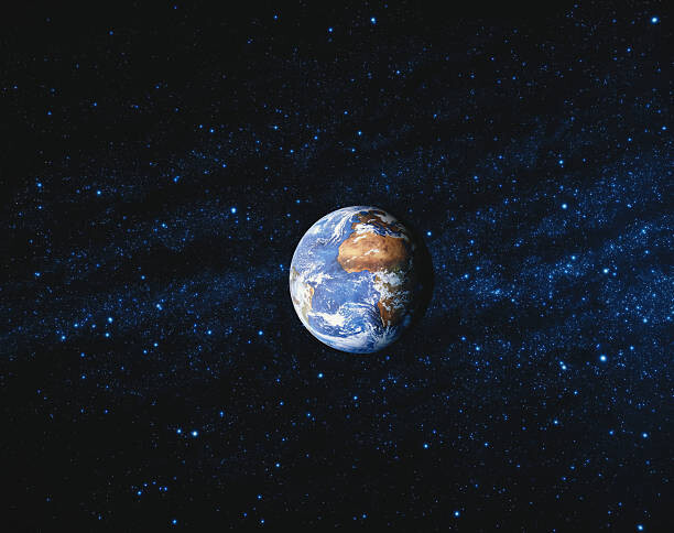 Levně Plakát, Obraz - WORLD GLOBE AND STARRY SKY, Adastra, 40 × 30 cm