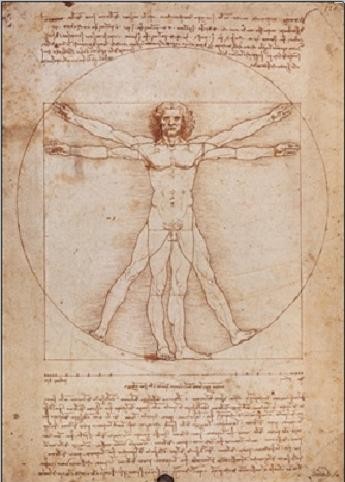 Art Print Vitruvian Man