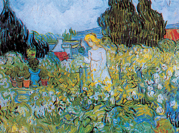 Umělecký tisk Marguerite Gachet v zahradě, 1890