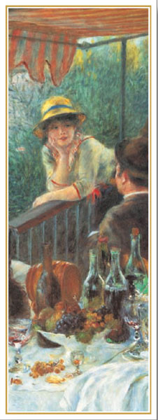 Umělecký tisk Snídaně veslařů, 1880-81 (část)