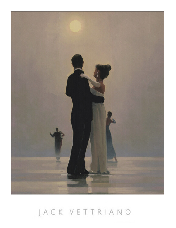 Umělecký tisk Dance Me To The End Of Love, 1998, Jack Vettriano, 40x50 cm