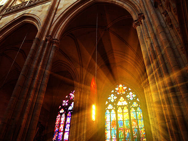 Levně Plakát, Obraz - Interior of St. Vitus Cathedral, Prague,, kavunchik, 40 × 30 cm
