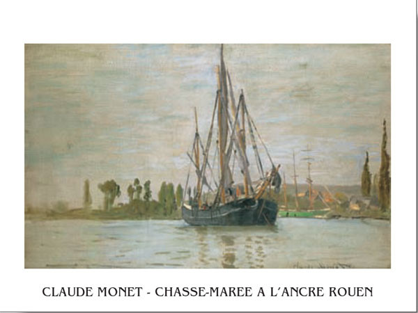 Umělecký tisk Chasse-Marée À L'Ancre (Rouen)