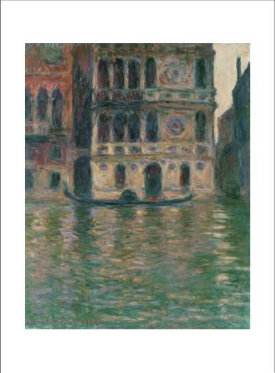 Umělecký tisk Palazzo Dario v Benátkách, 1908