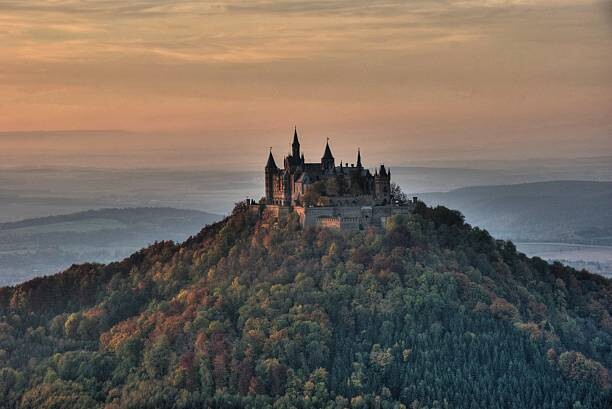 Levně Plakát, Obraz - Hohenzollern Castle, E. Johan Foster, 40 × 26.7 cm