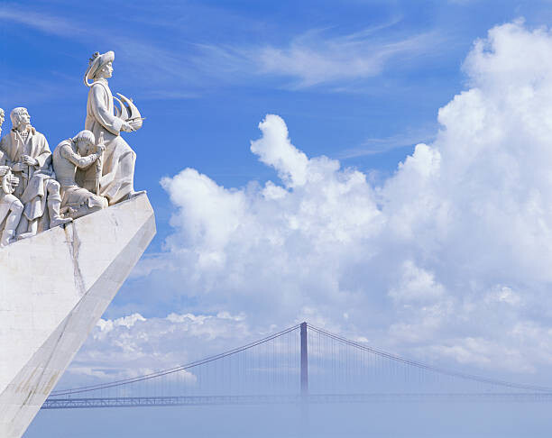 Plakát, Obraz - The Discoverers Monument , Lisbon , Portugal, Laurie Noble, 40 × 30 cm