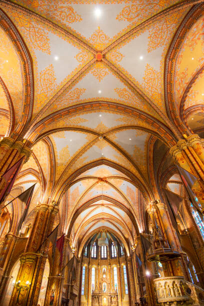 Levně Plakát, Obraz - Budapest Roman Catholic Church, C T Aylward, 26.7 × 40 cm