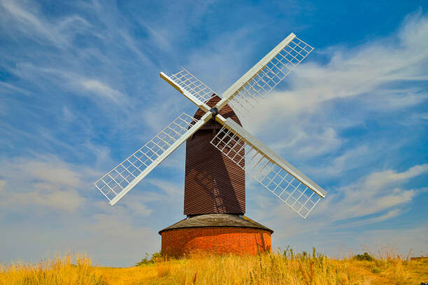 Levně Plakát, Obraz - Brill windmill, Buckinghamshire, United Kingdom, by Andrea Pucci, 40 × 26.7 cm