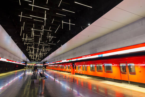 Levně Plakát, Obraz - Subway train at one of Helsinki's, Tuomas A. Lehtinen, 40 × 26.7 cm