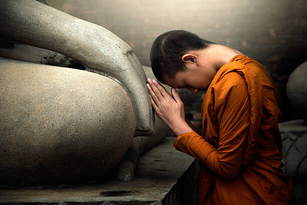 Levně Plakát, Obraz - Novice monk, Chadchai Ra-ngubpai, 40 × 26.7 cm