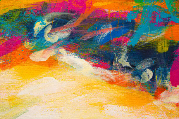 Levně Plakát, Obraz - Abstract Acrylic Painting Textured Background, ivanastar, 40 × 26.7 cm