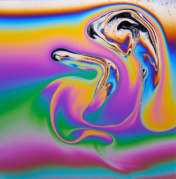 Levně Plakát, Obraz - abstract colors, Gueholl, 40 × 40 cm