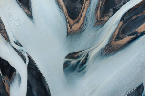 Ilustrace Glacial River, Iceland, borchee, 40 × 26.7 cm