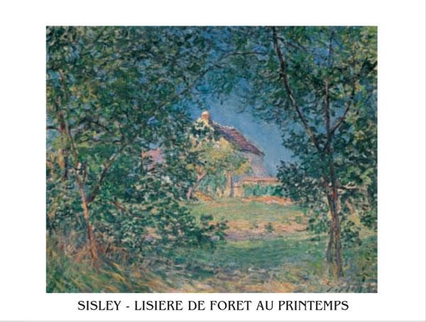 Umělecký tisk Okraj lesa na jaře, 1885