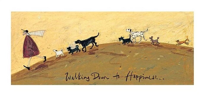 Reproduction d'art Sam Toft - Walking Down To Happiness