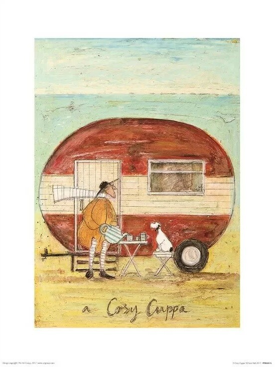 Stampa d'arte Sam Toft - A Cosy Cuppa