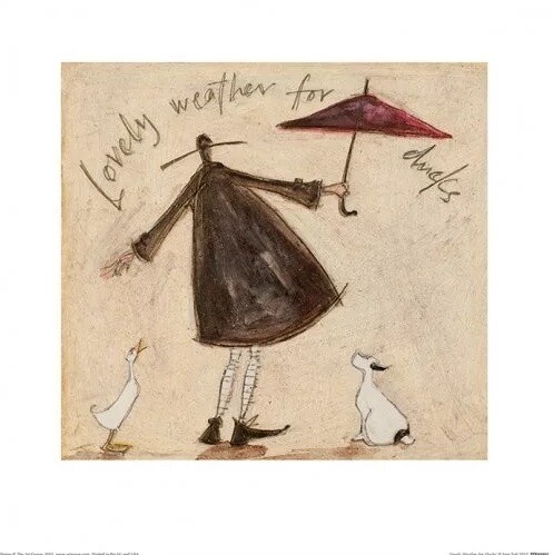 Kunstdruk Sam Toft - Lovely Weather For Ducks