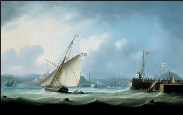 Kunsttryk Leith Harbour