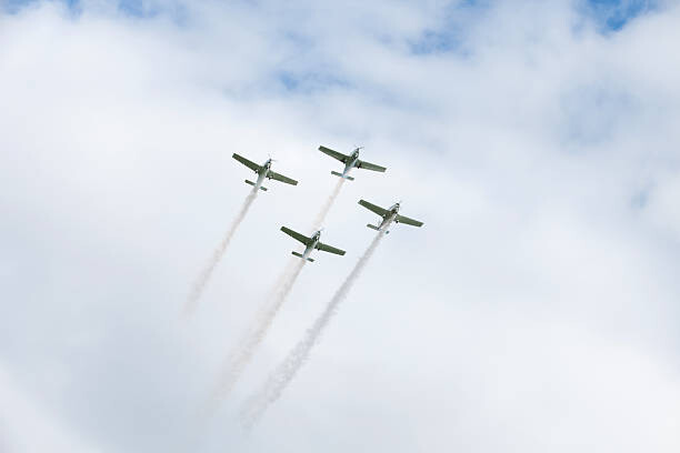 Levně Plakát, Obraz - Airplanes in the Sky, Nico De Pasquale Photography, 40 × 26.7 cm