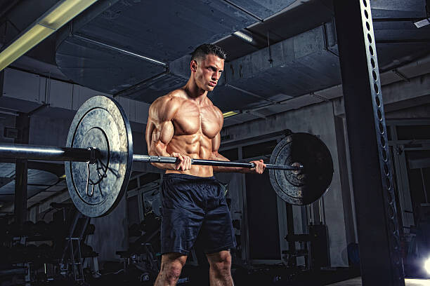 Levně Plakát, Obraz - Physical athlete weightlifting, Westend61, 40 × 26.7 cm